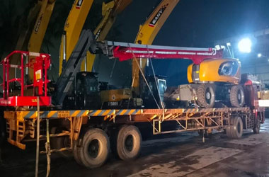 135 feet boom lift services in Udaipur - Ajanta Cranes