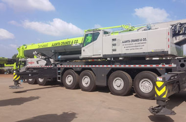 400 ton telescopic crane services in Udaipur - Ajanta Cranes