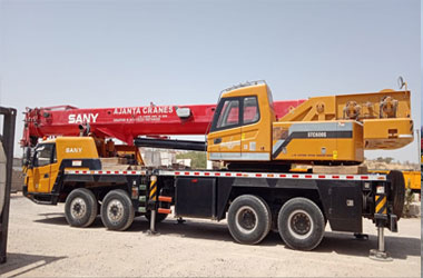 60 ton crane hire in Udaipur - Ajanta Cranes