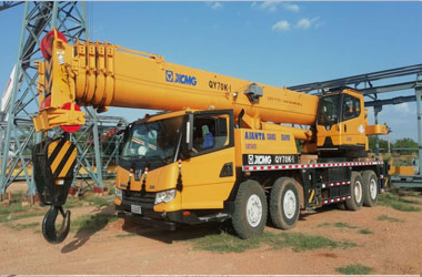 70 ton crane services in Udaipur - Ajanta Cranes